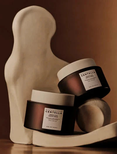 Texture swatch of Probio Cica Enrich Cream showing rich, lightweight hydration