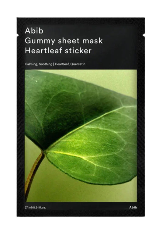 Abib Gummy Sheet Mask - Heartleaf Sticker (1ea)