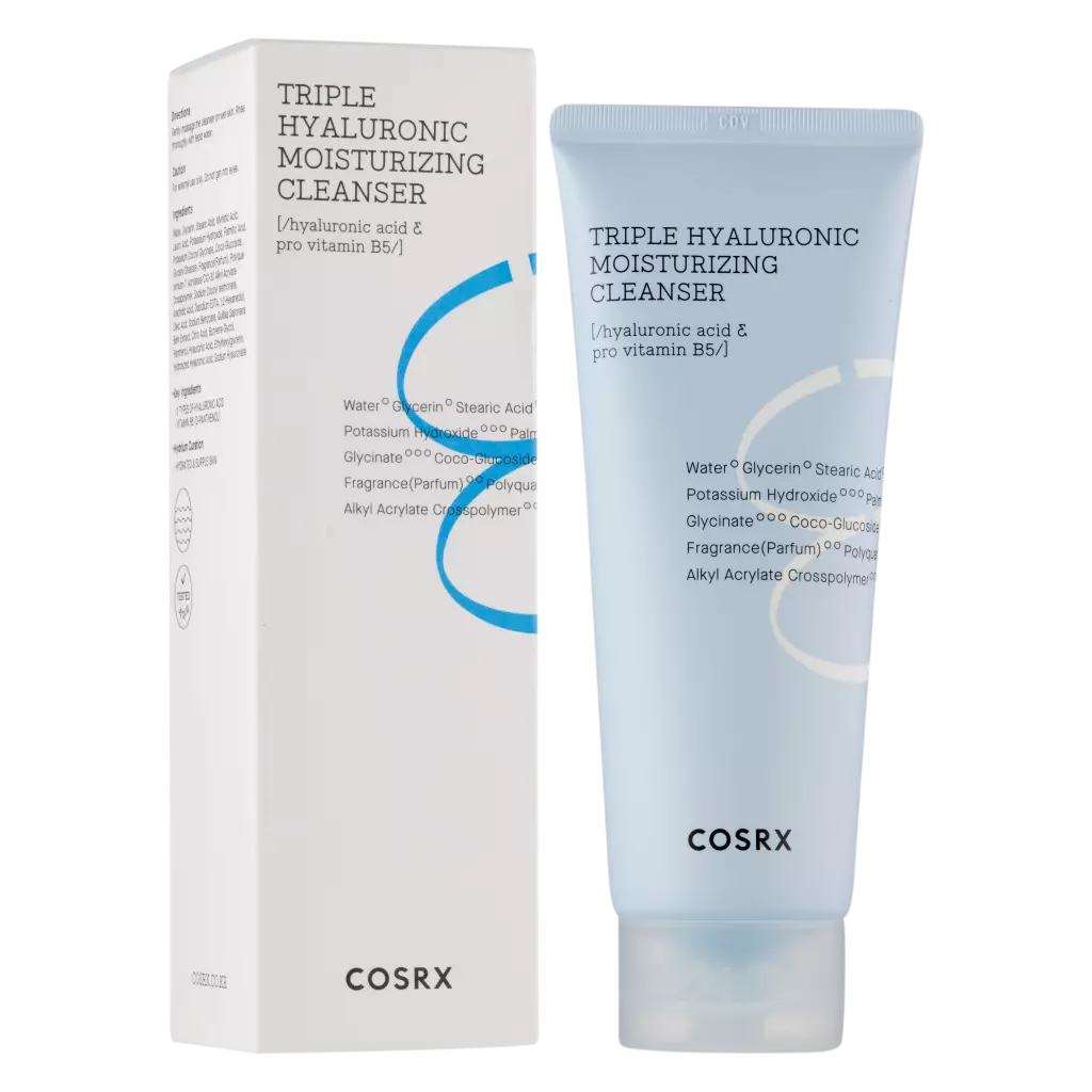 COSRX Hydrium Triple Hyaluronic Moisturizing Cleanser (150ml) x 2ea/set  *Bundle Pack Promotion* COSRX Hydrium Triple Hyaluronic Moisturizing Cleanser (150ml) x 2ea/set  *Bundle Pack Promotion*