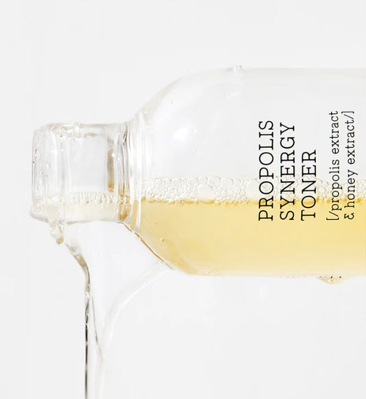 Lightweight, non-sticky texture of the Propolis Synergy Toner.