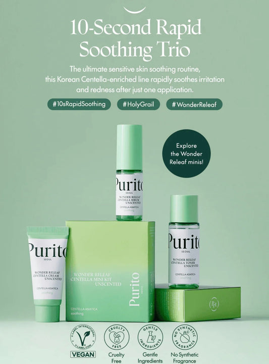 PURITO Seoul Wonder Releaf Centella Mini Kit Unscented
