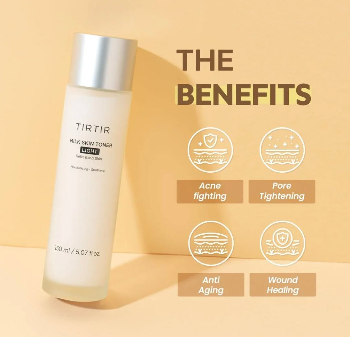 TIRTIR Milk Skin Toner Light (150ml) TIRTIR Milk Skin Toner Light (150ml)