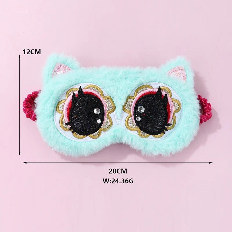 Fluffy Plush Sleeping Eye Cover Soft Funny Blindfold Mask | Cute Eye Mask Pink Eye Sleep Mask | Fluffy Animal Sleep Eyeshade Breathable Lightweight Eye Mask for Sleep Fluffy Plush Sleeping Eye Cover Soft Funny Blindfold Mask | Cute Eye Mask Pink Eye Sleep Mask | Fluffy Animal Sleep Eyeshade Breathable Lightweight Eye Mask for Sleep