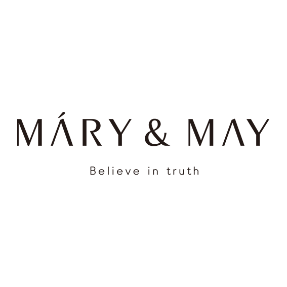 Logo of Máry & May with tagline 'Believe in truth' on a white background