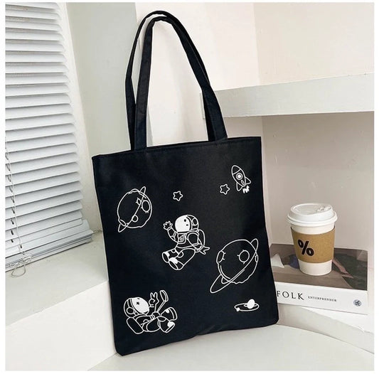 Oxford Cloth Large Shoulder Bag