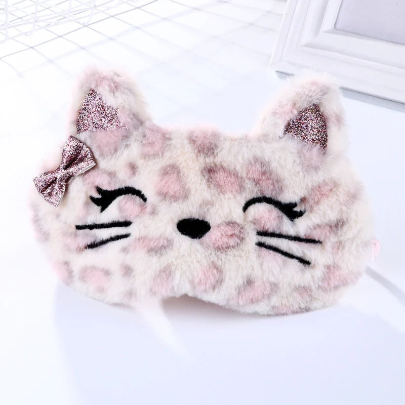 Fluffy Plush Sleeping Eye Cover Soft Funny Blindfold Mask | Cute Eye Mask Pink Eye Sleep Mask | Fluffy Animal Sleep Eyeshade Breathable Lightweight Eye Mask for Sleep Fluffy Plush Sleeping Eye Cover Soft Funny Blindfold Mask | Cute Eye Mask Pink Eye Sleep Mask | Fluffy Animal Sleep Eyeshade Breathable Lightweight Eye Mask for Sleep