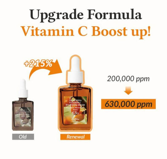 Using the dropper to apply the recommended Vitamin C Boosting Serum