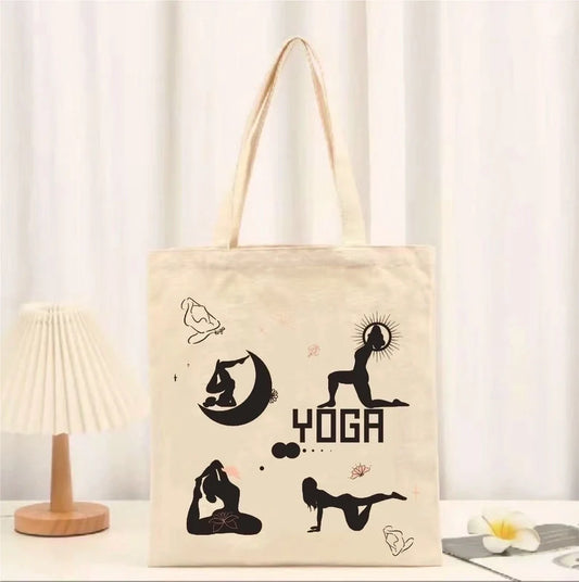 YOGA Inspired Minimalist Canvas Bag