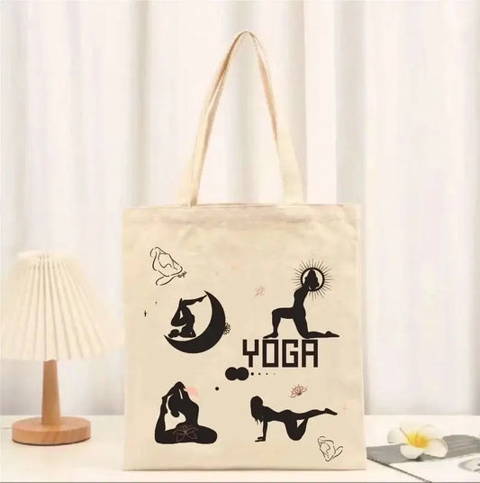 Sac en toile minimaliste inspiré du yoga