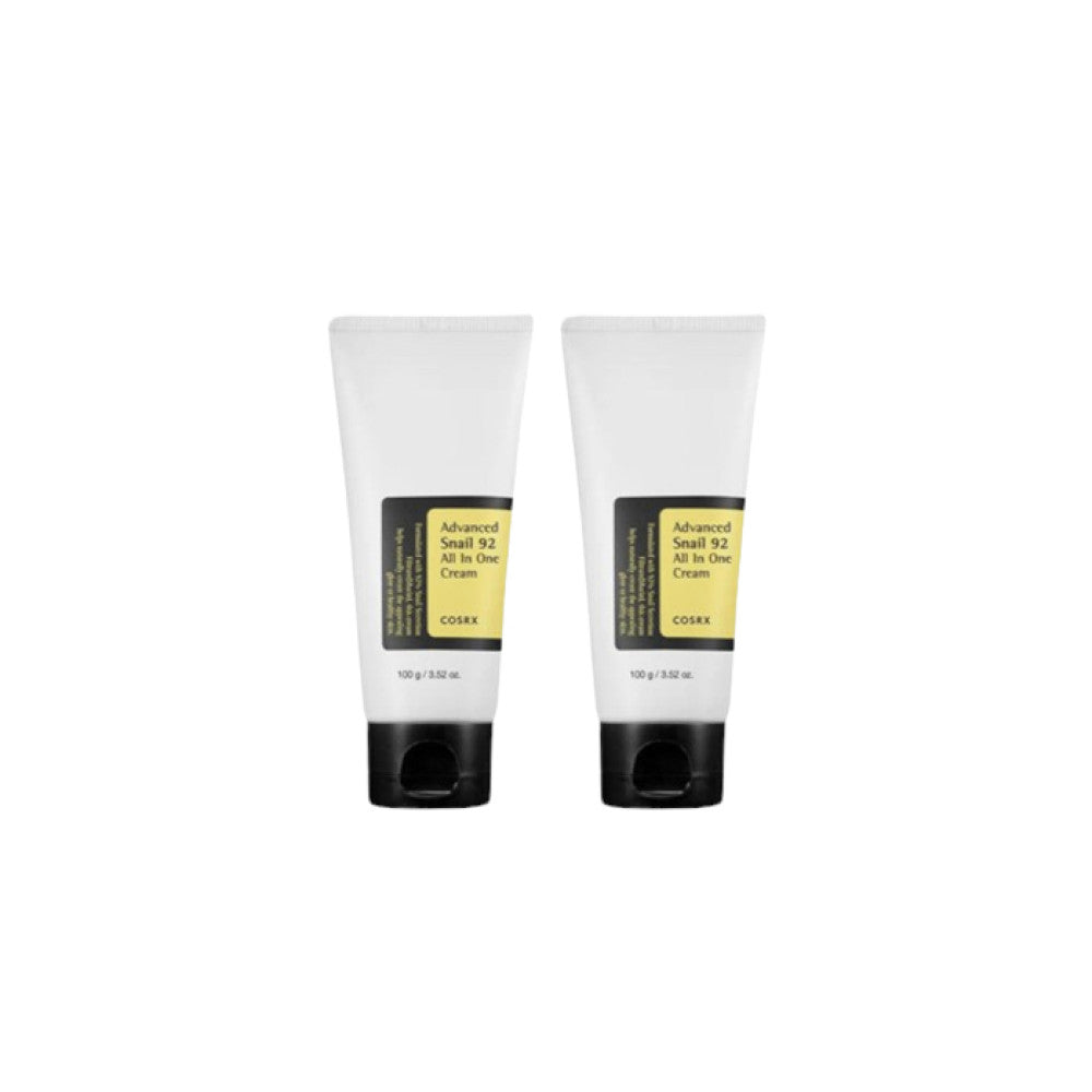 COSRX Advanced Snail 92 All In One Cream Tube - 100g (2ea) Set - Bundle Pack COSRX Advanced Snail 92 All In One Cream Tube - 100g (2ea) Set - Bundle Pack