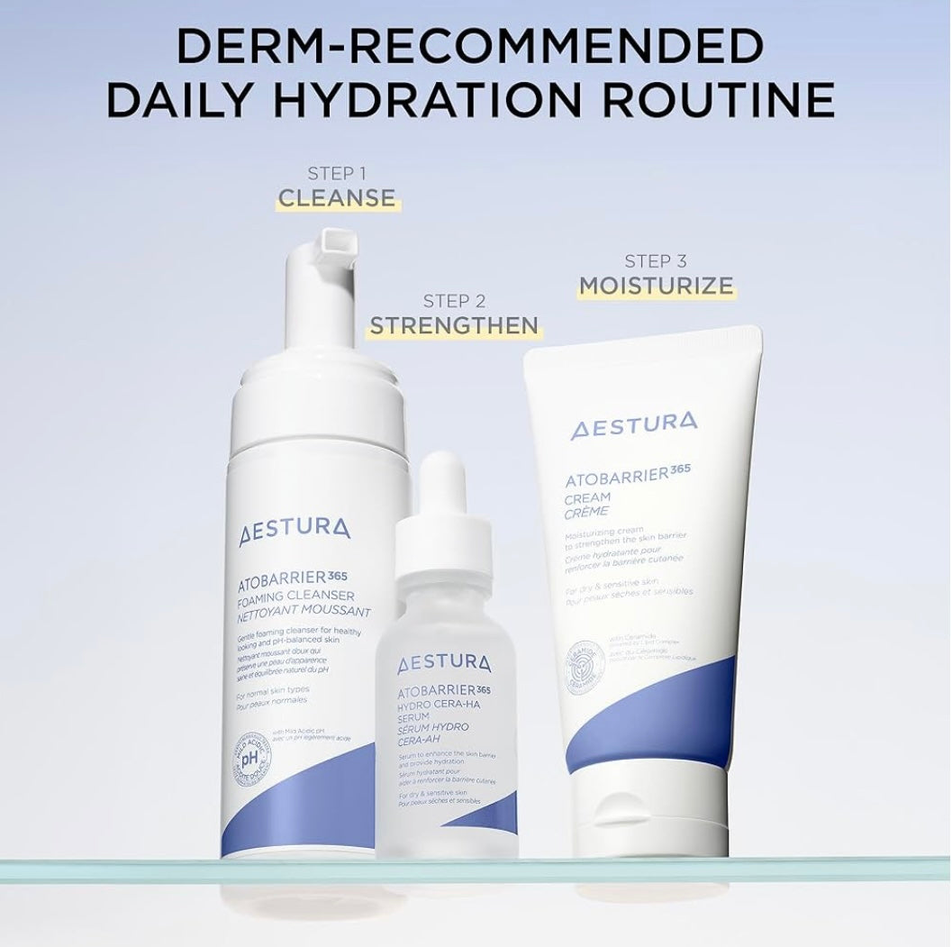 Minimalist packaging of Aestura skincare product – 80ml cream Minimalist packaging of Aestura skincare product – 80ml cream