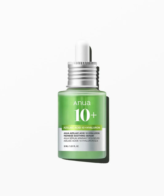 Anua Azelaic Acid 10 Soothing Serum bottle front view – calm redness and hydrate skin