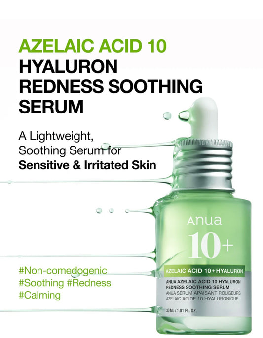 Texture close-up of Anua Azelaic Acid Soothing Serum – lightweight and hydrating