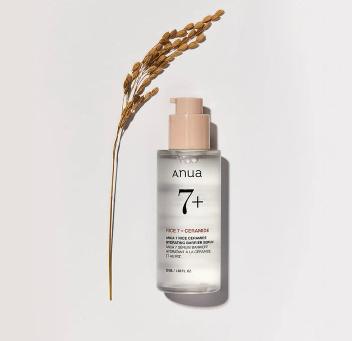 Anua Rice Ceramide 7 Hydrating Barrier Serum front view Anua Rice Ceramide 7 Hydrating Barrier Serum front view