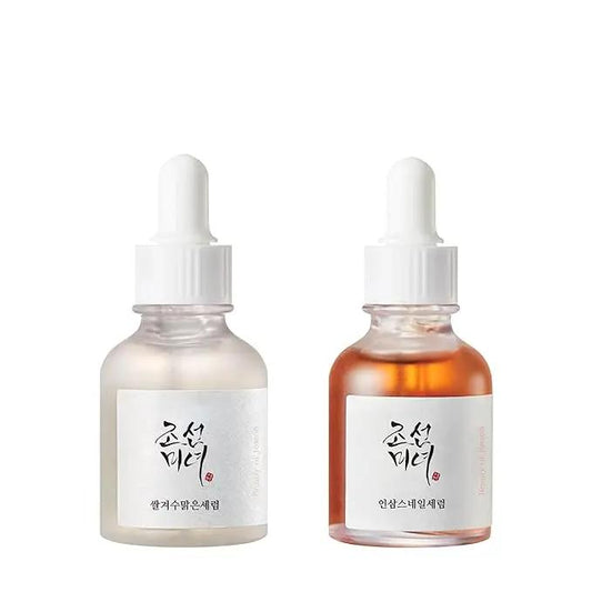 Beauty of Joseon Glow Serum and Calming Serum bundle pack – K-beauty propolis niacinamide green tea panthenol skincare set