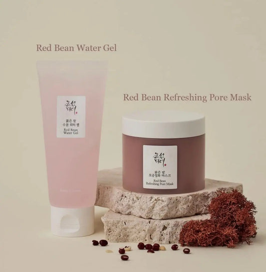 Beauty of Joseon Red Bean Duo - main set image showing water gel and pore mask