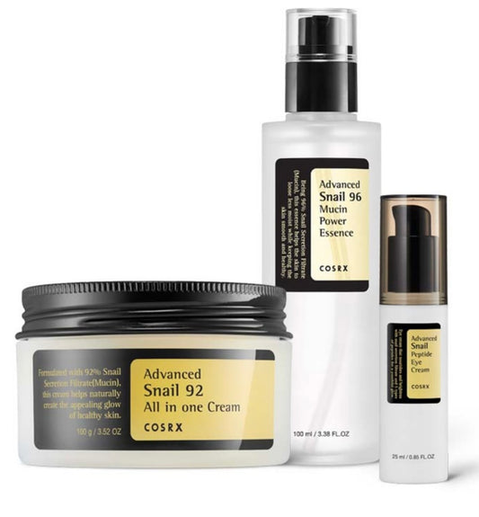 COSRX Advanced Snail Miracle Treatment Set - Snail Mucin Essence and Cream trio