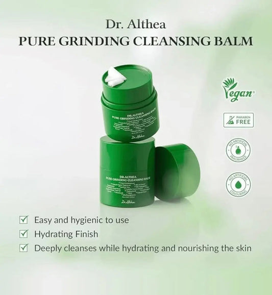 Smooth balm texture of Dr. Althea cleansing balm for soft skin