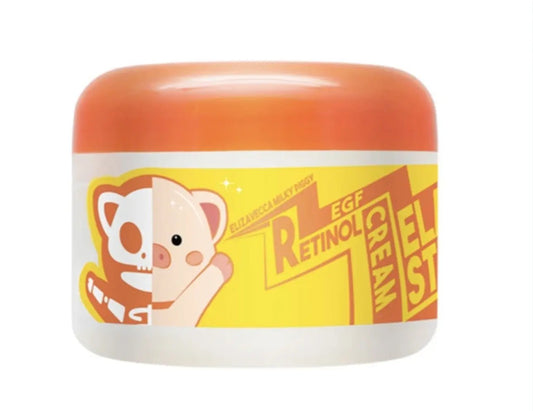 Elizavecca Milky Piggy EGF Elastic Retinol Cream 100ml jar with pig cartoon design