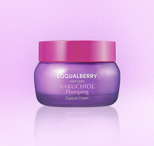 Unboxing the Eqqualberry Bakuchiol Capsule Cream, featuring its sleek, sustainable packaging.