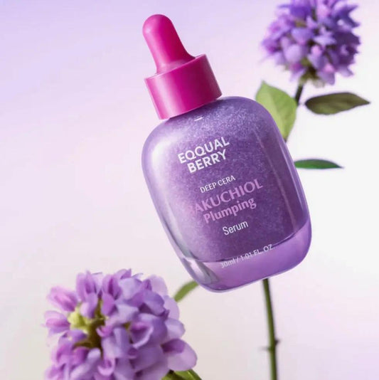 Eqqualberry Plumping Serum with eco-friendly packaging – firming and moisturizing skincare