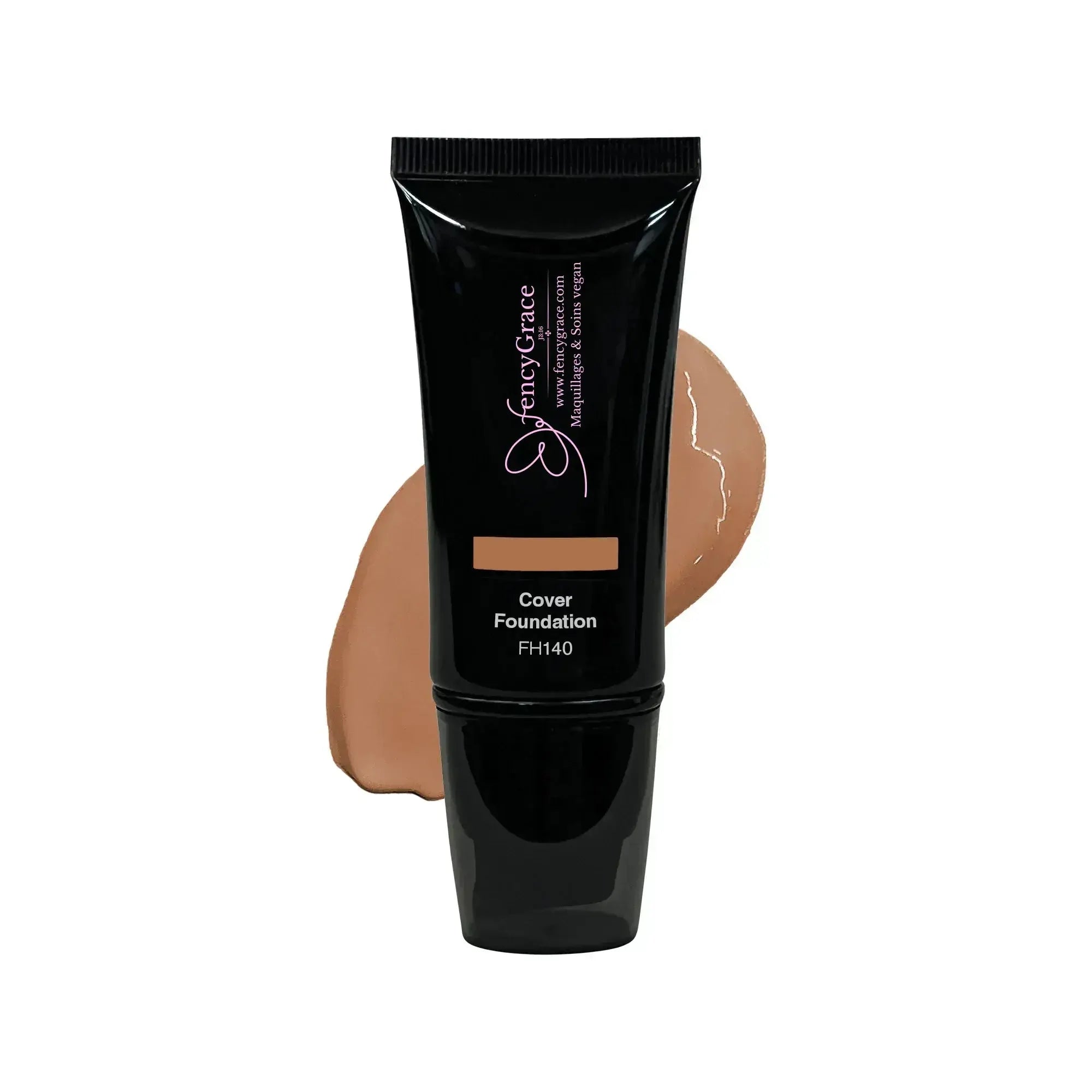 Fond de teint couvrance totale vegan FencyGrace - Brune 145 Fond de teint couvrance totale vegan FencyGrace - Brune 145