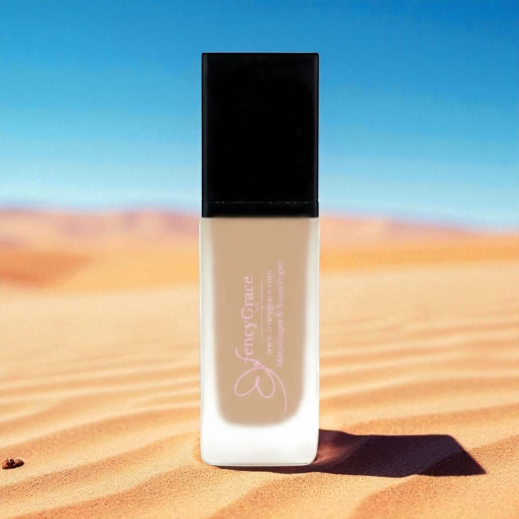 Fond de teint vegan hydratant FencyGrace - Elisabeth 103 - couvrance naturelle -  fini lumineux  - longue tenue Fond de teint vegan hydratant FencyGrace - Elisabeth 103 - couvrance naturelle -  fini lumineux  - longue tenue