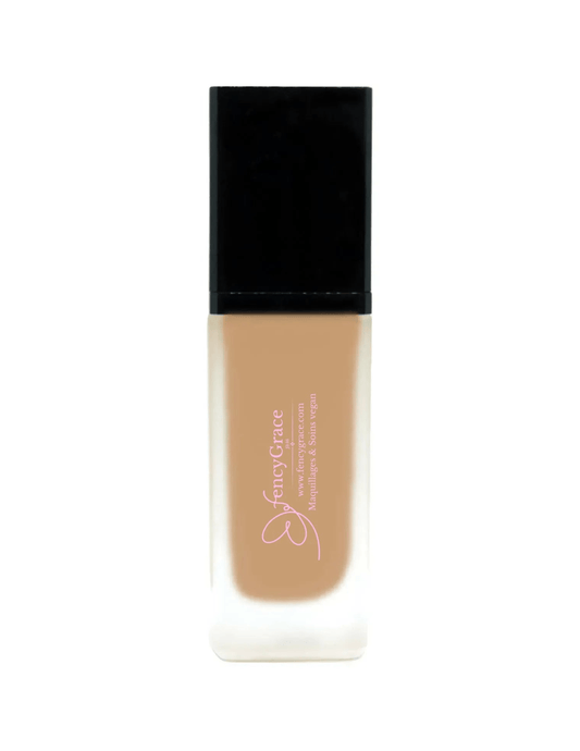 Fond de teint vegan hydratant FencyGrace - Zoé 120 - couvrance naturelle -  fini lumineux - longue tenue