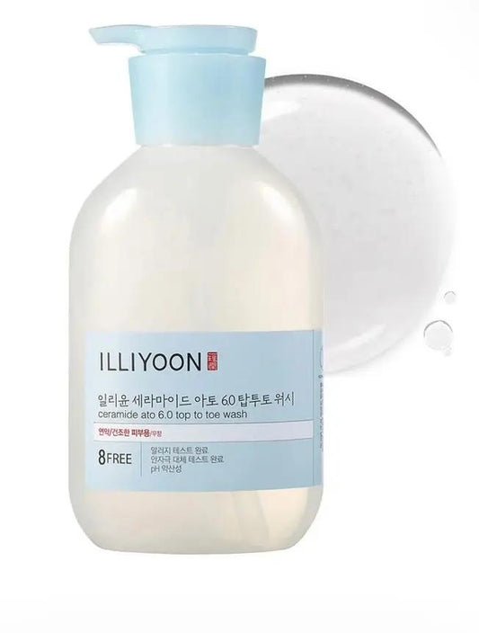 Illiyoon Ceramide Ato 6.0 Top to Toe Wash 500ml front bottle view
