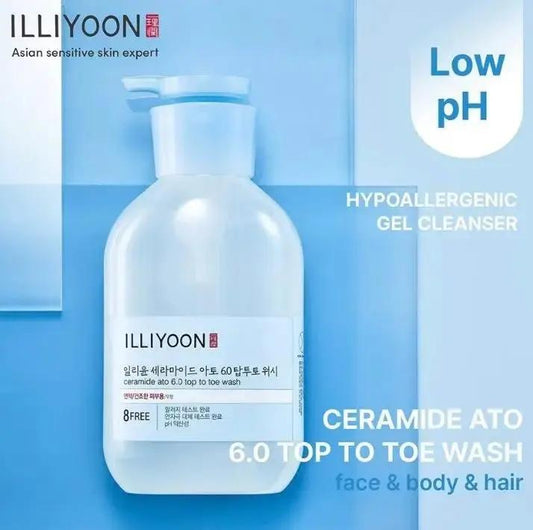 Contents inside the Illiyoon Ceramide Ato Travel Kit