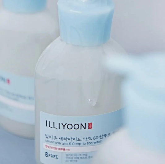 Rich foaming action of Illiyoon Top to Toe Wash