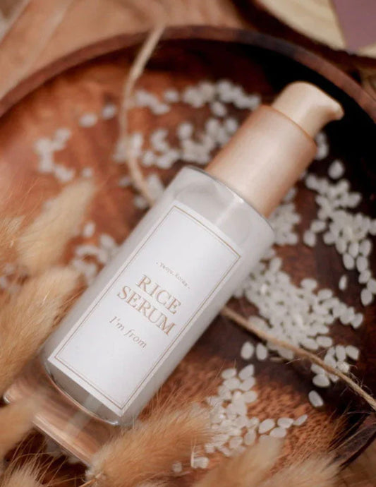 I'm From Rice Serum bottle, front view showing sleek packaging