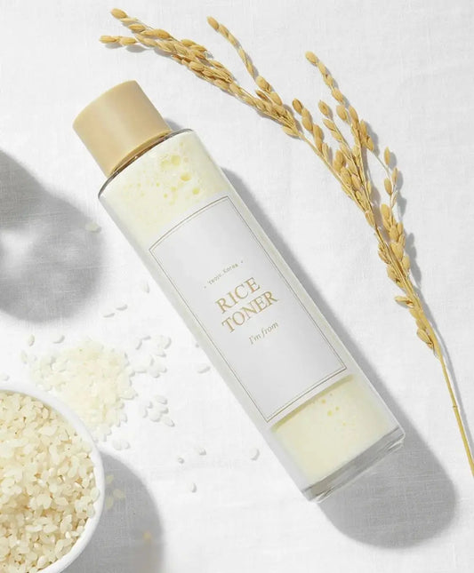 Korean rice toner I’m From for glowing, hydrated skin