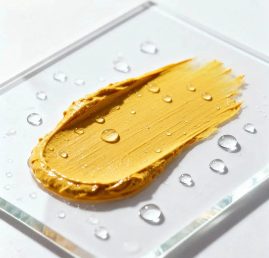 Medicube Kojic Acid Turmeric Pad ingredients and texture close up