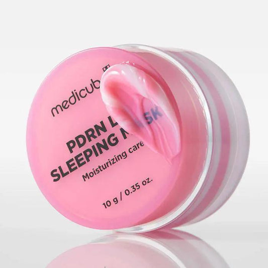 Smooth texture of Medicube lip sleep mask with PDRN for deep moisture