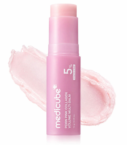 Medicube PDRN Pink Collagen Volume Multi Balm Stick – all-in-one firming balm for plump, glowing skin