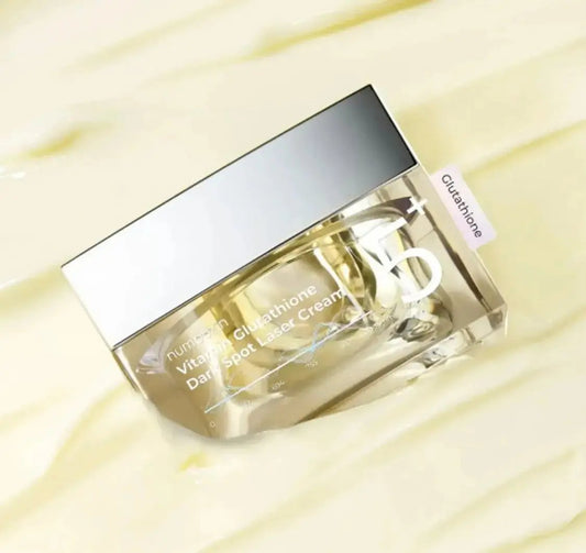 Front view of Numbuzin No. 5 Glutathione Vitamin Dark Spot Cream 50ml jar.