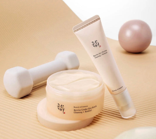 Beauty of Joseon Revive Eye Serum Ginseng + Retinal serum bottle and dropper on Epique Shoppes