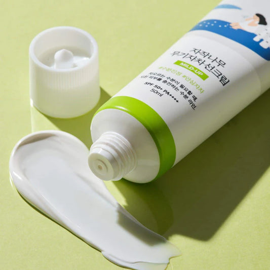 Front view of Round Lab Birch Juice Sunscreen SPF 50 PA+++