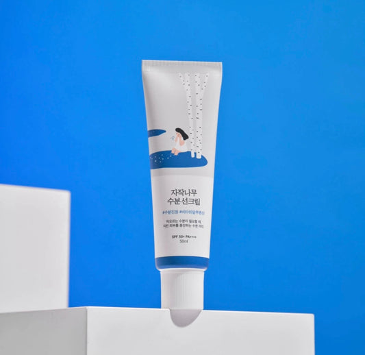 Front view of Round Lab Birch Moisturizing Sunscreen SPF 50+