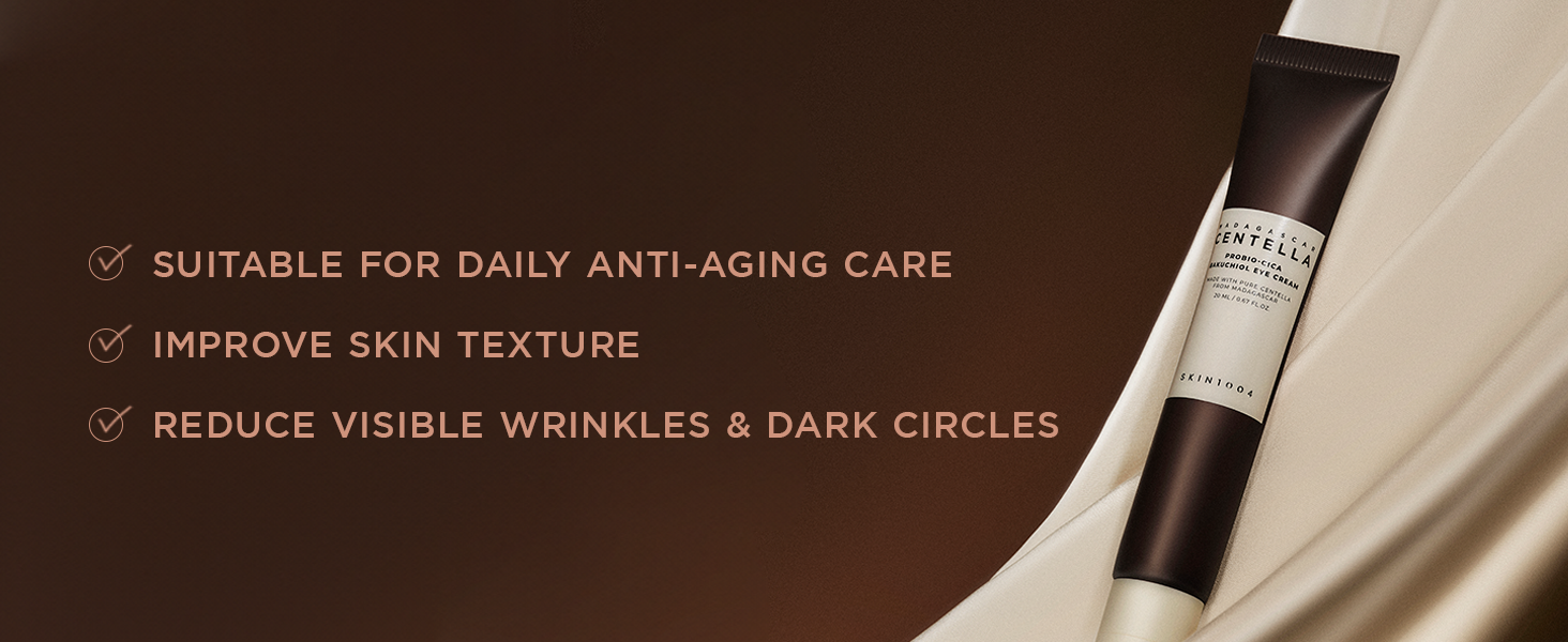 Skin1004 Eye Cream helps soothe, hydrate, and firm the under-eye skin Skin1004 Eye Cream helps soothe, hydrate, and firm the under-eye skin