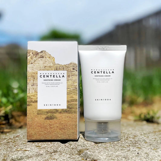 SKIN1004 Madagascar Centella Soothing Cream (75ml) — front of jar, soothing moisturizer for sensitive skin