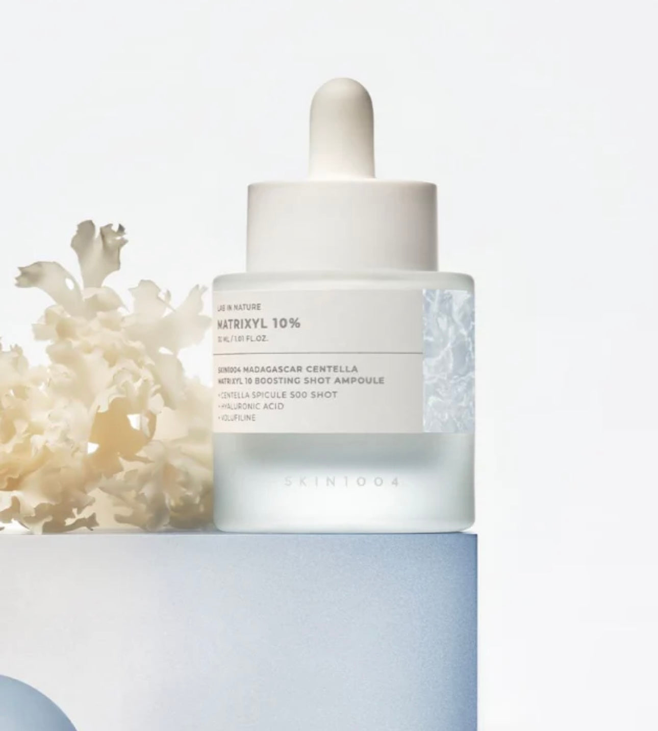 Skin1004 Madagascar Centella Matrixyl 10 Boosting Shot Ampoule bottle. Skin1004 Madagascar Centella Matrixyl 10 Boosting Shot Ampoule bottle.