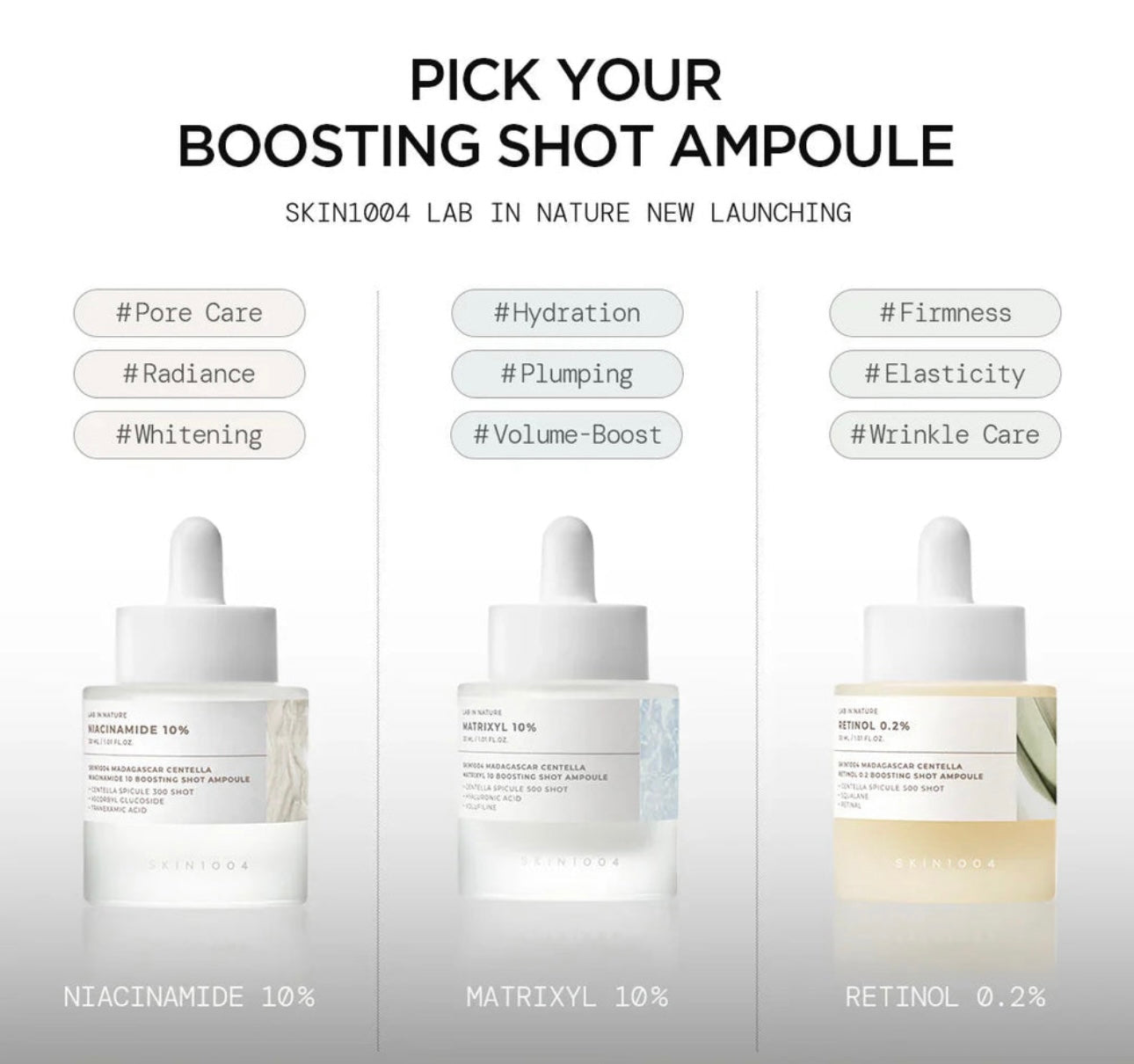 Achieve plump, hydrated, and smoothed skin with the Matrixyl 10 Ampoule Achieve plump, hydrated, and smoothed skin with the Matrixyl 10 Ampoule