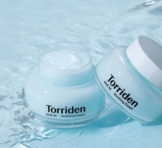 Front view of Torriden Dive In Low Molecular Hyaluronic Acid Soothing Cream 100ml