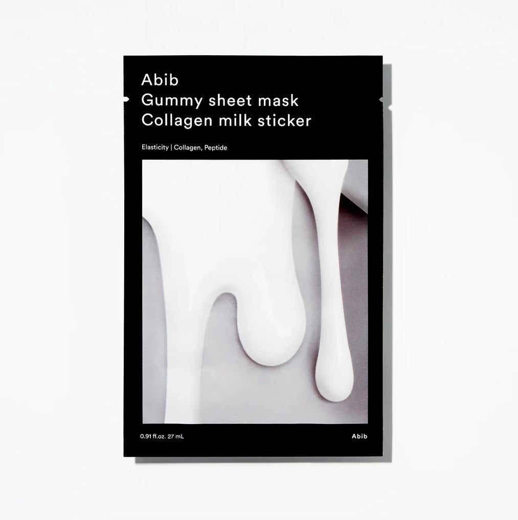 Abib Gummy Sheet Mask - Collagen Milk Sticker (1ea)
