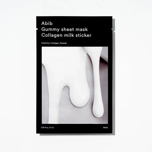 Abib Gummy Sheet Mask - Collagen Milk Sticker (1ea)