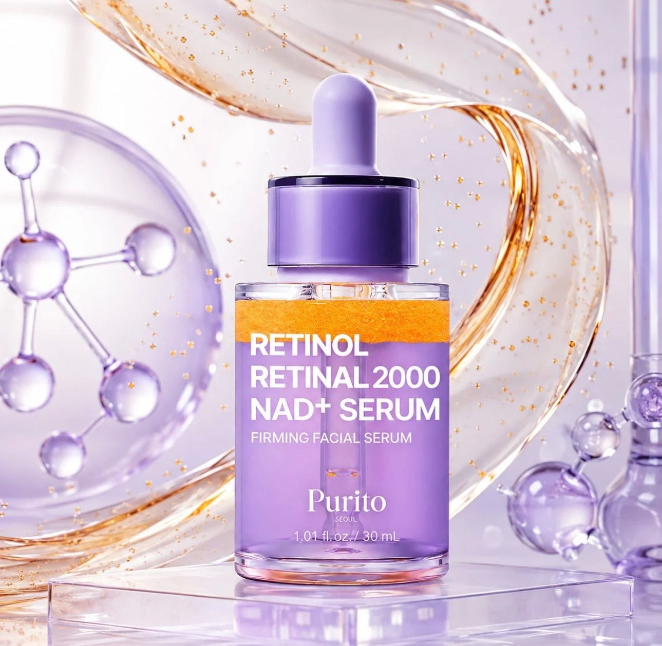 PURITO Retinol Retinal 2000 NAD+ Serum 30ml