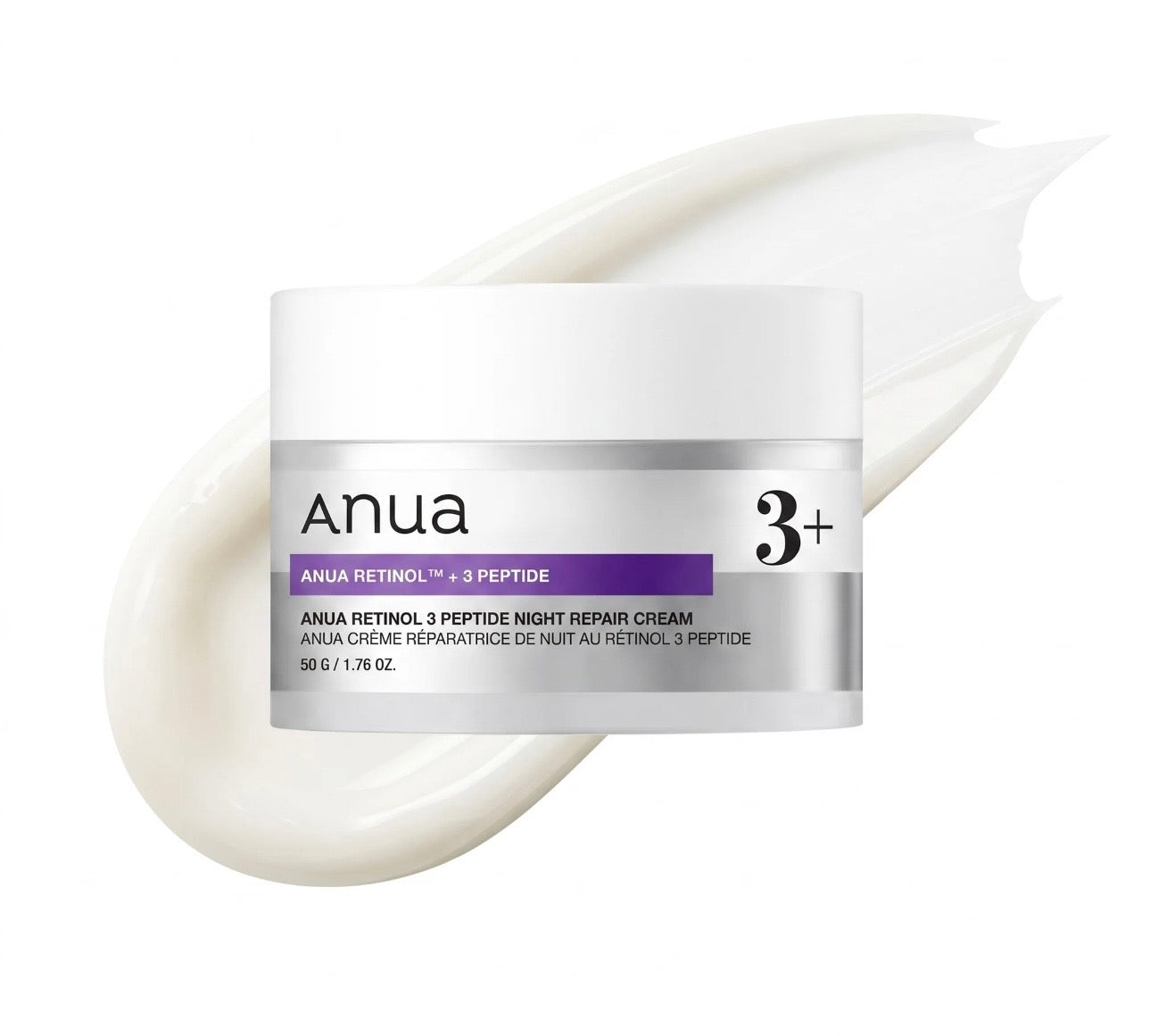 ANUA Retinol 3 Peptide Night Repair Cream 50g
