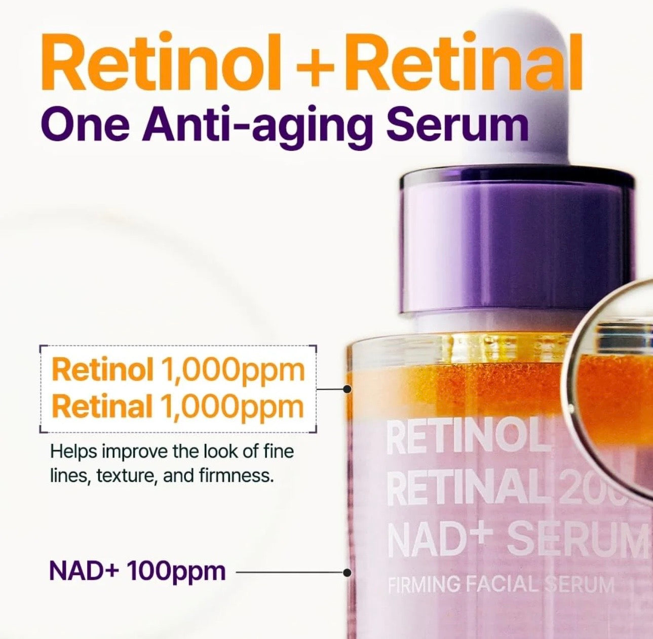 PURITO Retinol Retinal 2000 NAD+ Serum 30ml